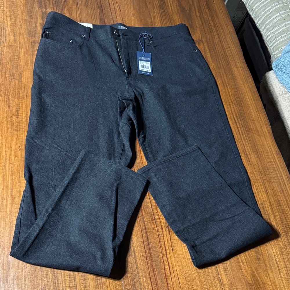 Faherty Charcoal Trousers